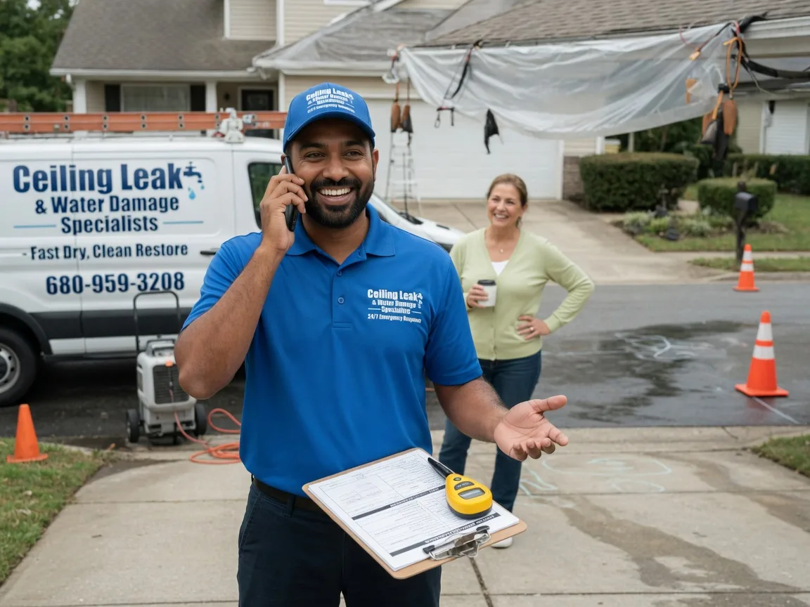 Ceiling Leak Cleanup Hunker, PA FAQs